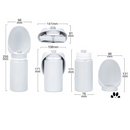 Garrafa Bebedouro Pet Portátil de Silicone Dobrável para Viagens e Passeios