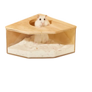 Recipiente de Banho para Roedores Caixa de Areia Banheira para Hamster Porquinho da Índia