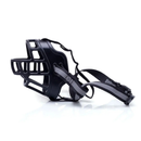 Focinheira Silicone Resistente Preta Ajustável para Cães de Grande Porte