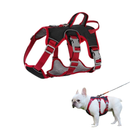 Coleira Peitoral para Cachorros Refletiva e Ajustável em 6 Pontos