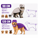Fantasia Pet Dinossauro T-Rex – Roupa de Halloween para Cães e Gatos