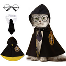Fantasia Halloween Pet Capa Harry Potter para Cachorros e Gatos