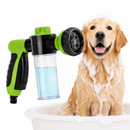 Chuveirinho de Banho Pet com Espuma 8 em 1 – Pistola Multifuncional para Pet Shop Banho e Tosa Cães e Gatos