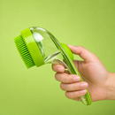 Escova de Banho Pet com Reservatório para Shampoo – Escova Massageadora 2 em 1 para Cães e Gatos