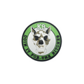 Patch Tag Bordado para Coleiras Peitorais Pet Cachorro Militar K9