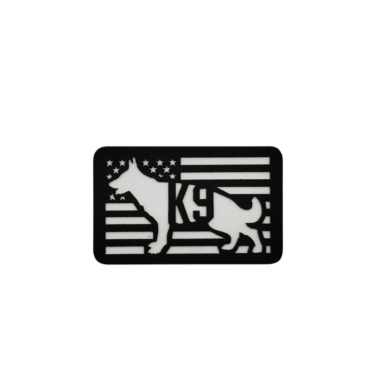 Patch Tag Bordado para Coleiras Peitorais Pet Cachorro Militar K9