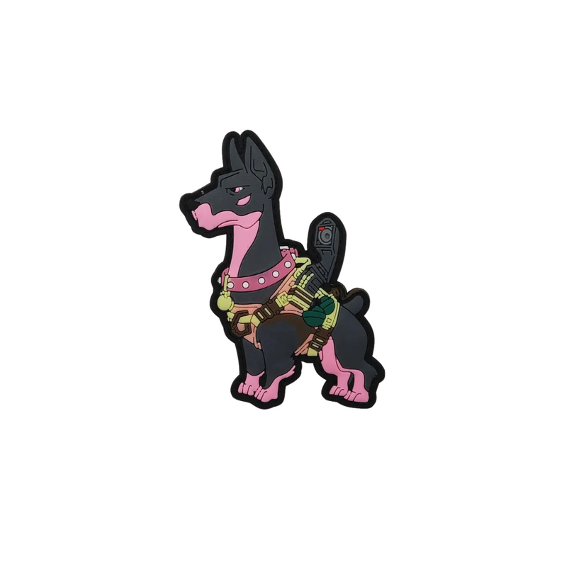 Patch Tag Bordado para Coleiras Peitorais Pet Cachorro Militar K9