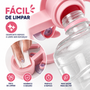 Bebedouro Automático para Gatos por Gravidade Antiderrapante com Garrafa Reutilizável