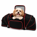Mochila Dobrável Expansível para Gatos e Cães Pequenos – Bolsa Caixa de Transporte Respirável para Viagens