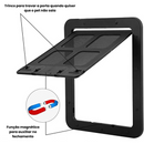 Porta Cão e Gato Portinha de Passagem Anti Mordida Acesso Entrada e Saida de Pets