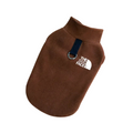 Roupa Casaco Colete The Dog Face Flanelado com Argola para Guia
