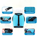 Coleira Peitoral Ajustável com Guia para Coelhos