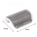 Escova Massageadora de Gatos com Fixação em Paredes ou Cantos