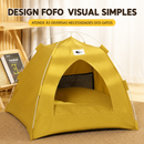 Tenda Pet Dobrável Premium – Refúgio Aconchegante para Cães e Gatos