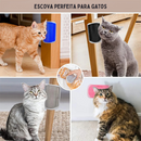 Escova Massageadora de Gatos com Fixação em Paredes ou Cantos