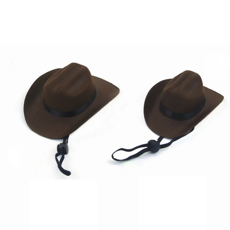 Chapéu Fantasia Cowboy para Cachorros e Gatos