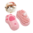 Escova Pet a Vapor Automática para Limpeza Profunda de Pele em Cães e Gatos