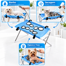 Banheira Elevada Pet Dobrável para Banho e Secagem de Cães e Gatos