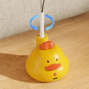 Brinquedo Interativo Giratório 360° para Gatos Recarregável USB com Pena e Movimento Automático