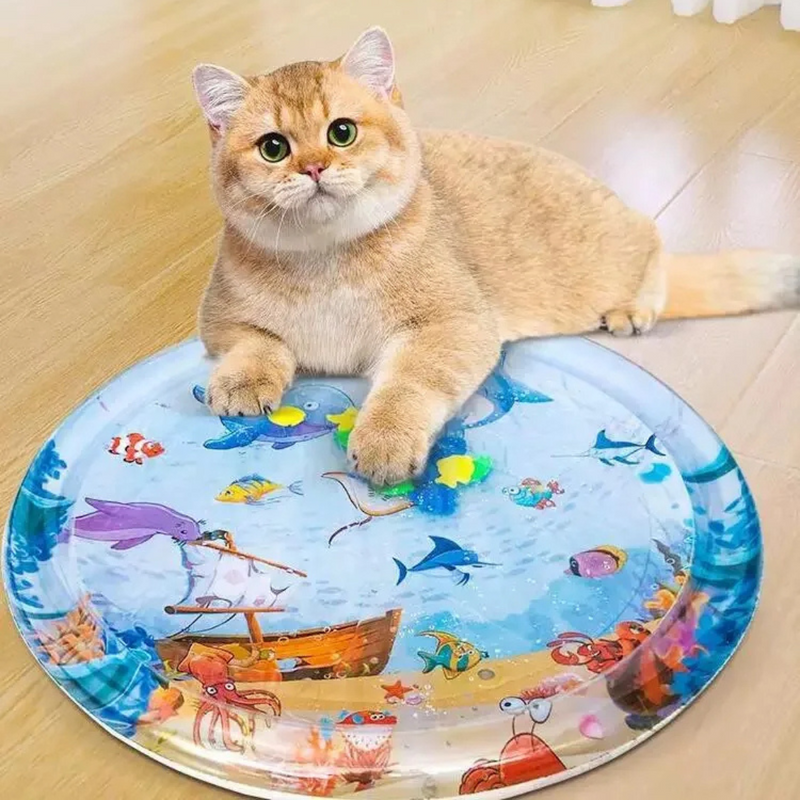 Piscina Tapete Inflável de Água Sensorial Resfriado para Cães e Gatos