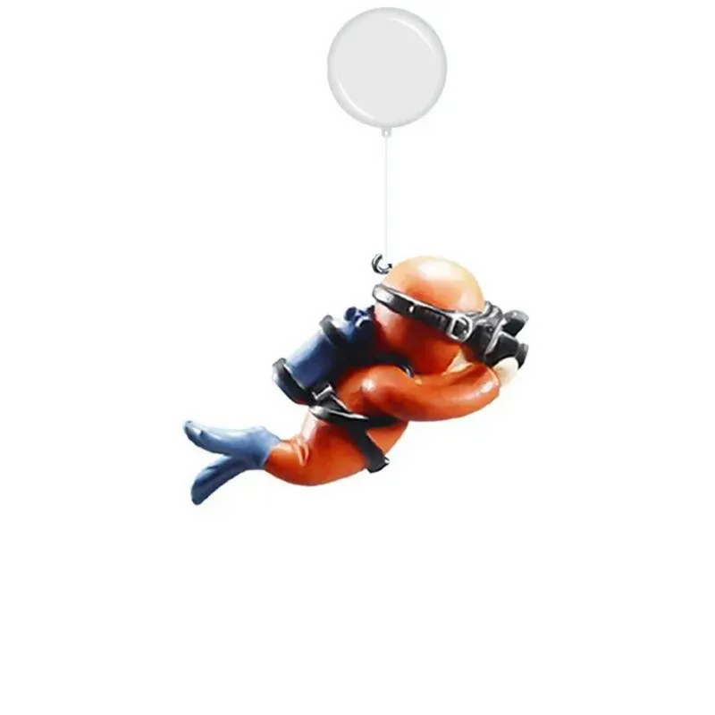 Mergulhador Enfeite Decoração Aquário Tanque de Peixes