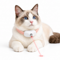 Coleira Laser Inteligente para Gatos Brinquedo Interativo Automático Recarregável USB