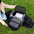 Mochila Dobrável Expansível para Gatos e Cães Pequenos – Bolsa Caixa de Transporte Respirável para Viagens