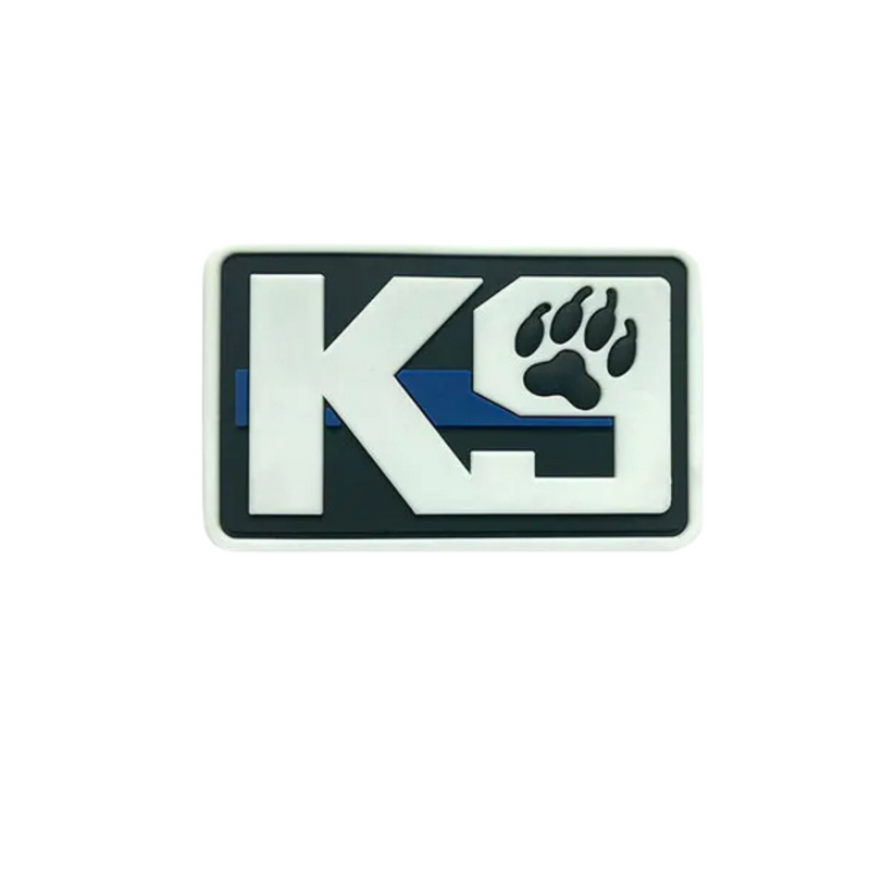 Patch Tag Bordado para Coleiras Peitorais Pet Cachorro Militar K9