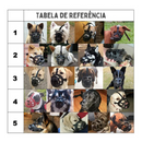 Focinheira De Cachorro Preta Ajustável Cães de Grande Porte Rottweiler