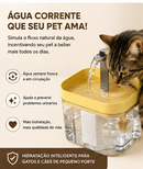 Fonte de Água Automática para Gatos e Cães 1,5L | Bebedouro Silencioso com Filtro USB