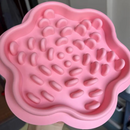 Comedouro Pet Lento Interativo Tigela de Silicone para Cães