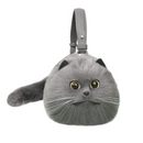 Bolsa de Mão Formato de Gato Super Realista