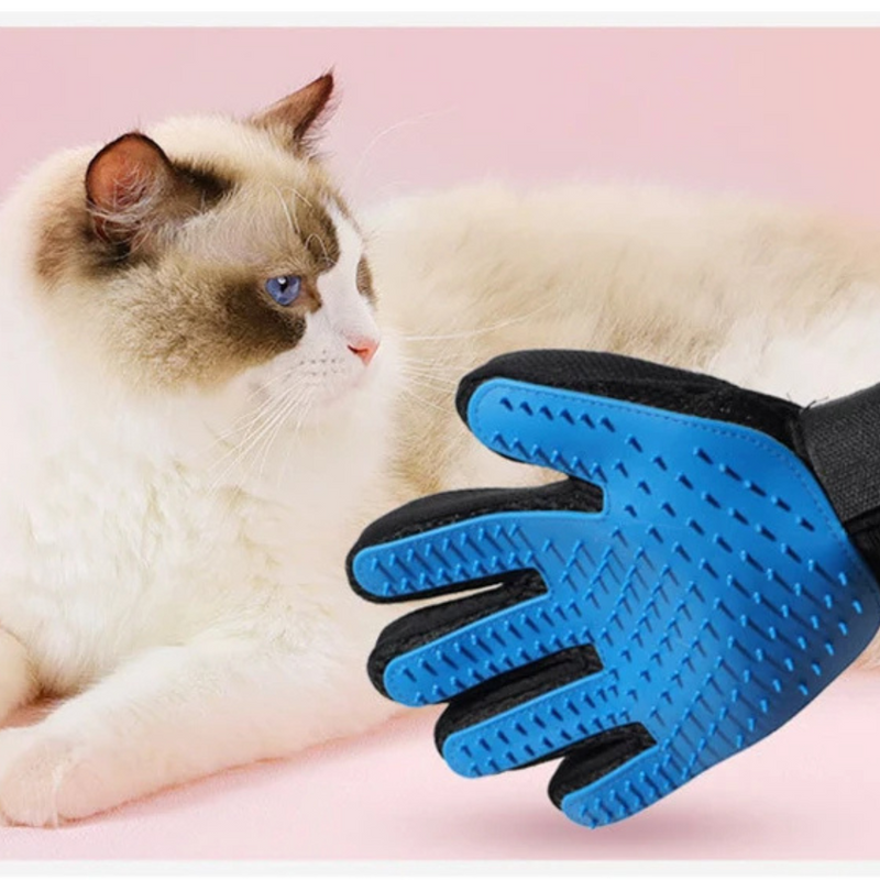Luva Tira Pelos Nano Magnética Cães e Gatos