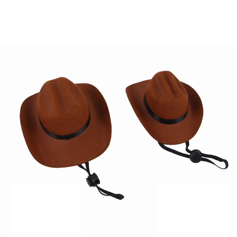 Chapéu Fantasia Cowboy para Cachorros e Gatos