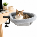 Cama Suspensa Dobrável para Gatos com Fixação na Mesa | Refúgio Aconchegante e Economia de Espaço