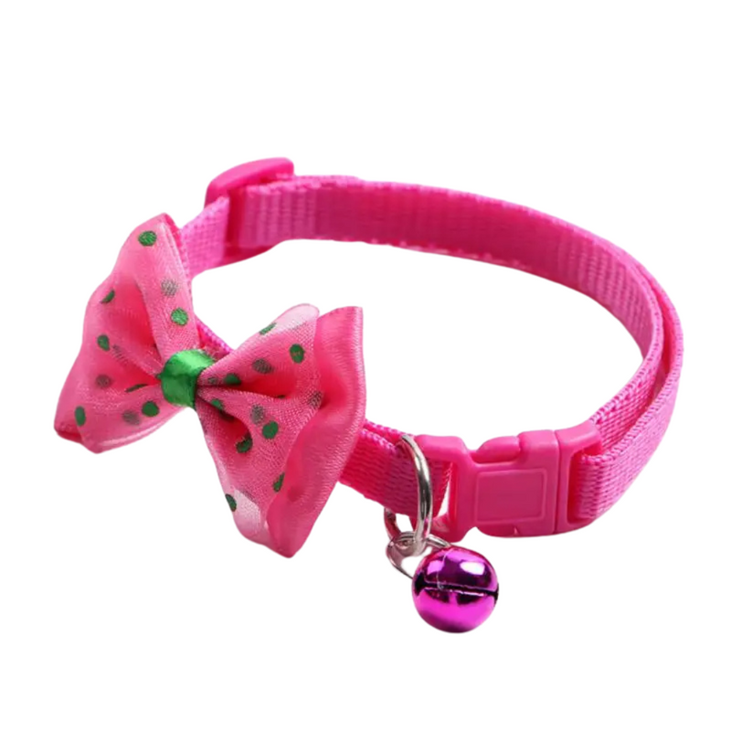 Coleira Gravatinha Pet Colar Lacinho Borboleta para Cães e Gatos