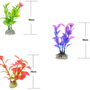 Kit Decoração com Barril para Enfeite Paisagismo de Aquário Tanque de Peixes