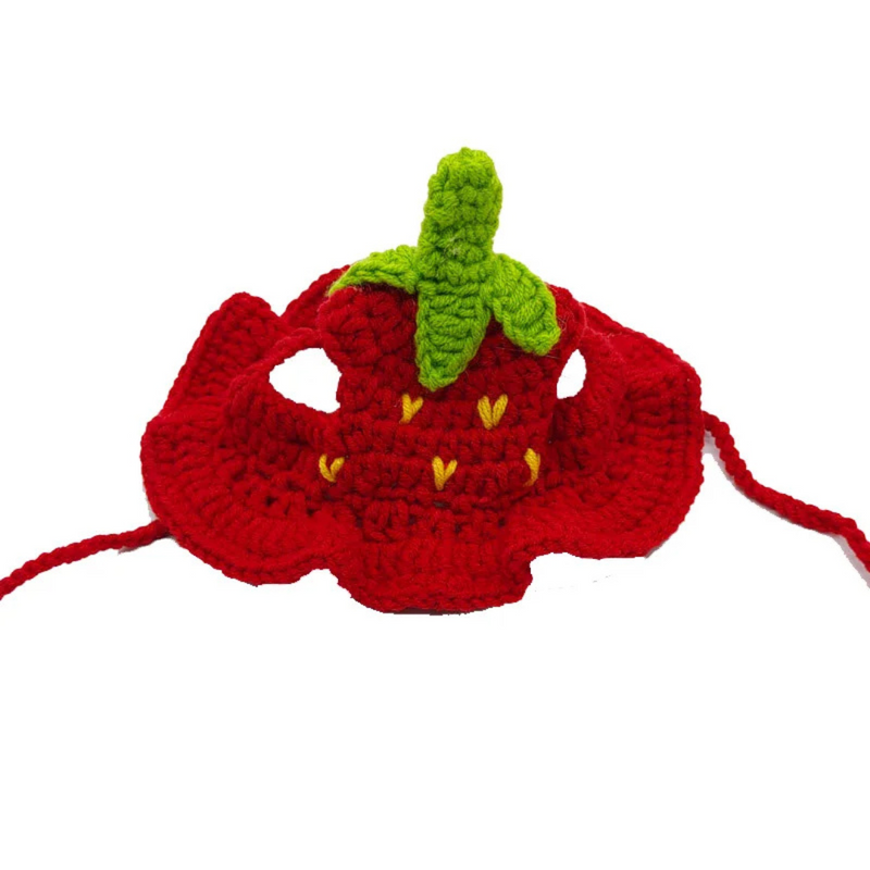 Chapéu Gorro Boina de Tricô para Gatos