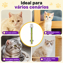 Brinquedo Automático para Gatos com Cordas Giratórias Girafa Play USB Recarregável