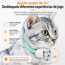 Coleira Laser Inteligente para Gatos Brinquedo Interativo Automático Recarregável USB