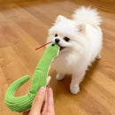 Brinquedo Cobra de Pelúcia para Cachorros com Apito Mordedor Interativo para Cães de Todos os Portes