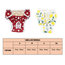 Calcinha Higiênica Pet Fralda Absorvente Lavável Reutilizável