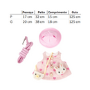 Conjunto Vestido Guia e Chapéu para Coelhos