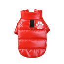 Casaco Pet Jaqueta Puffer The Dog Face Impermeável com Alça para Guia em Passeios