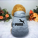 Roupinha Pet Moleton com Capuz Puma