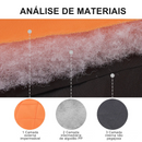 Jaqueta Impermeável Colar Alto para Cachorros