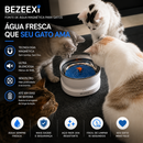 Fonte de Água Magnética com Peixinhos Sem Fio para Gatos AquaMag Ultra Silenciosa, Sem Filtro e Bateria de Até 100 Dias
