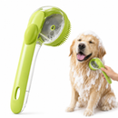Escova de Banho Pet com Reservatório para Shampoo – Escova Massageadora 2 em 1 para Cães e Gatos