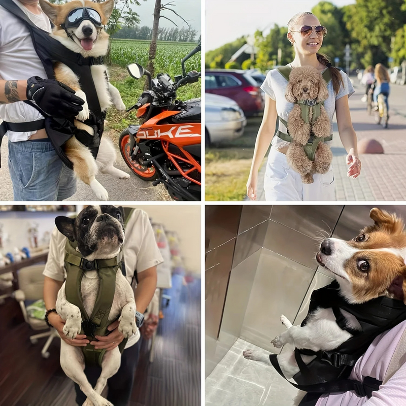 Mochila Canguru Pet Bolsa de Transporte Pet Frontal