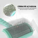 Escova Rasqueadeira Tira Pelos para Cães e Gatos